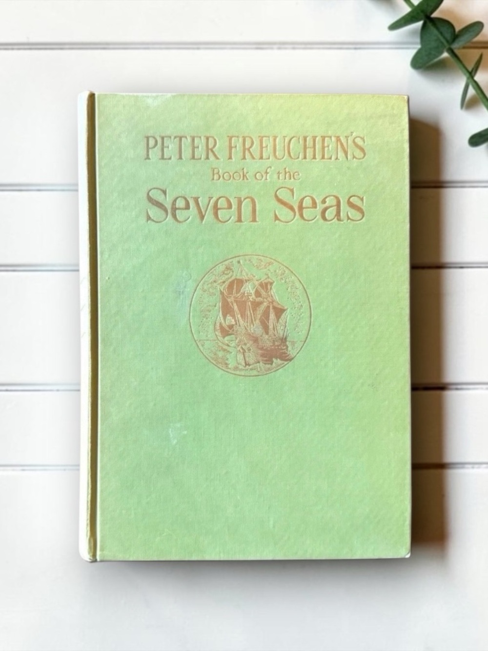 Vintage 1958 Peter Freuchen’s Book of the Seven Seas Hardcover 4th Printing